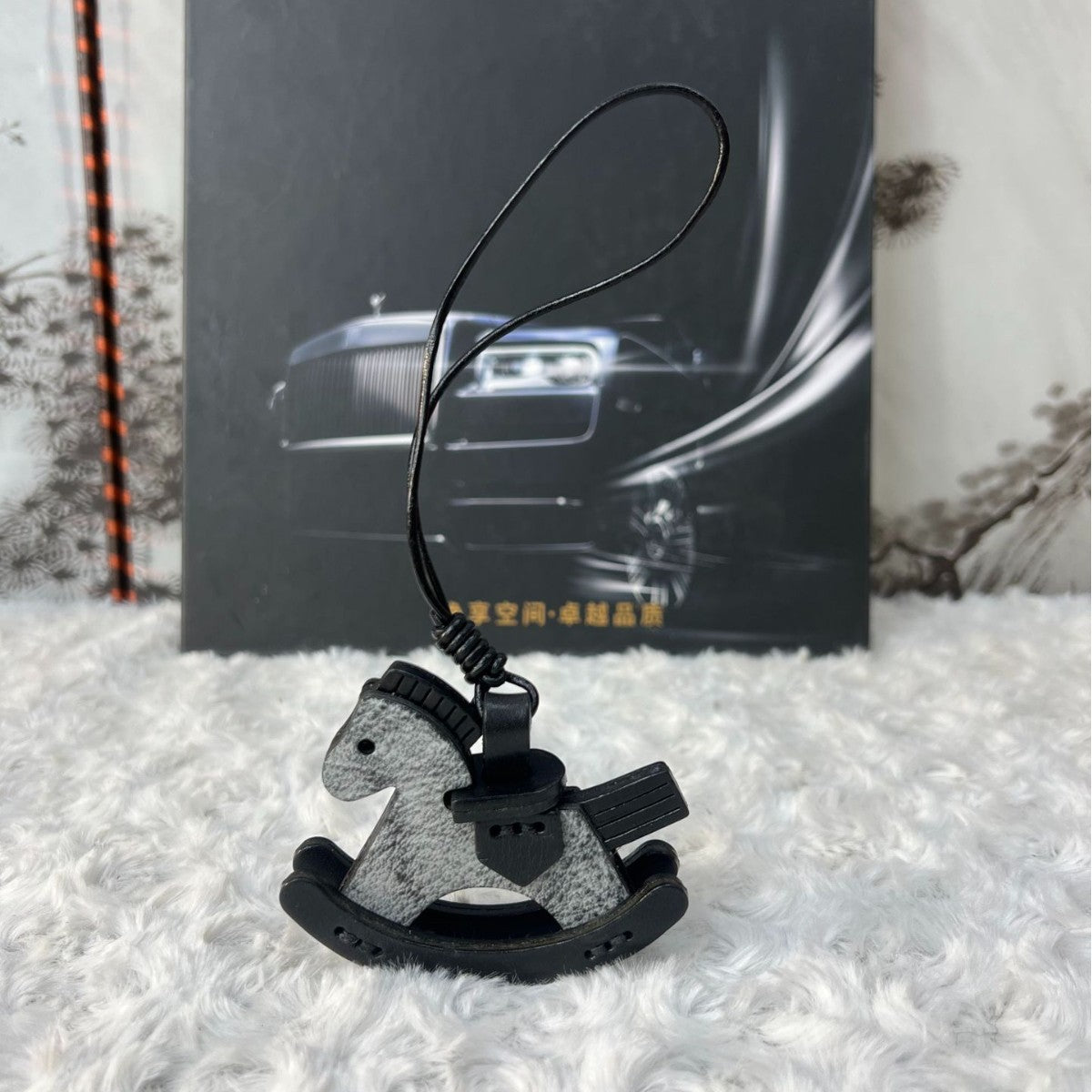 Handcrafted Leather Rocking Horse Bag Charm