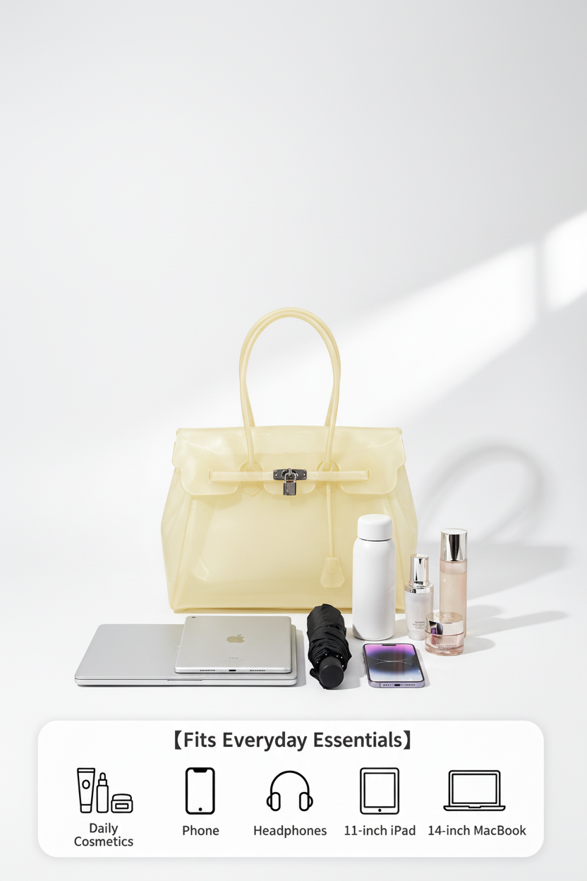 Light Yellow Jelly Bag - Everyday Essentials
