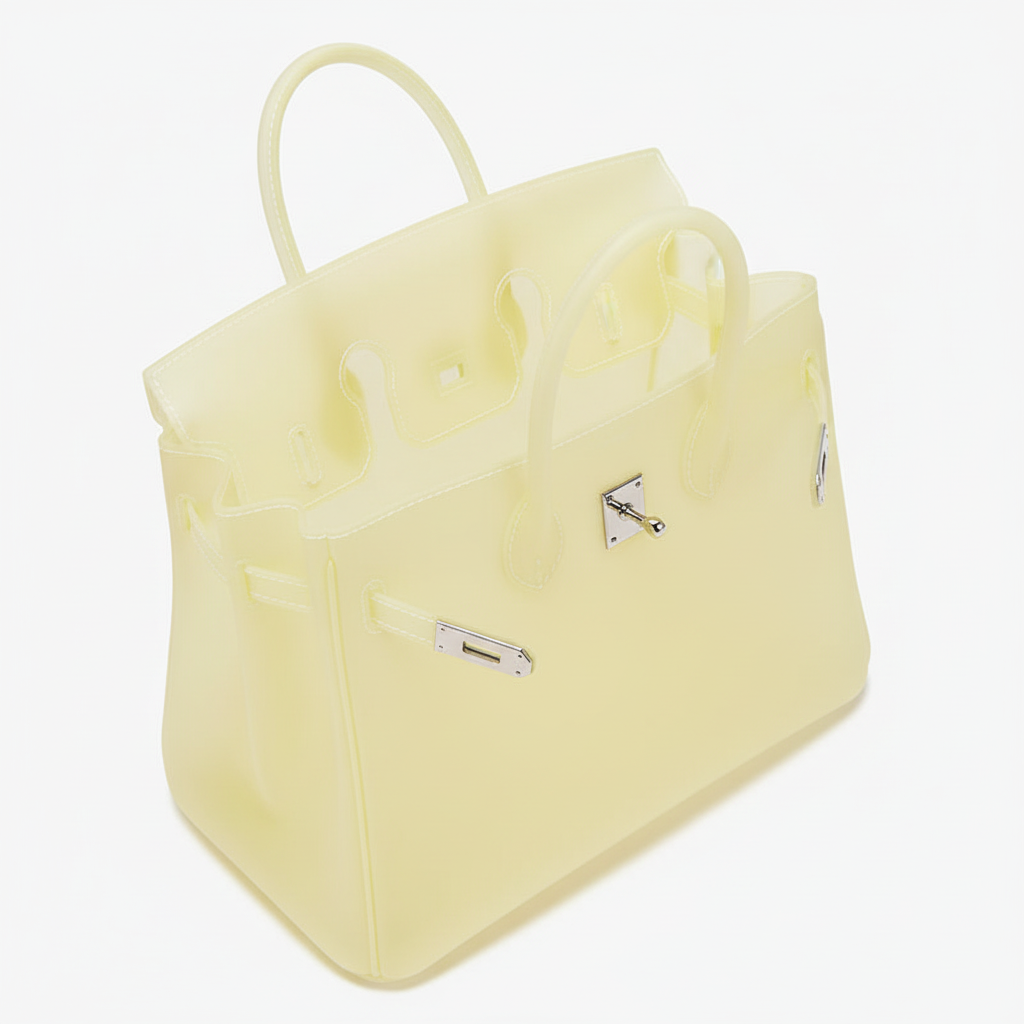 Light Yellow Jelly Bag - Interior