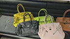 Classic Slouchy Pebbled Leather Shoulder Tote Bag with Belt Detail